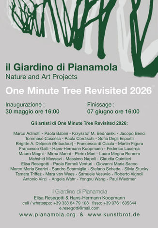 Samuele Vesuvio al giardino di Pianamola