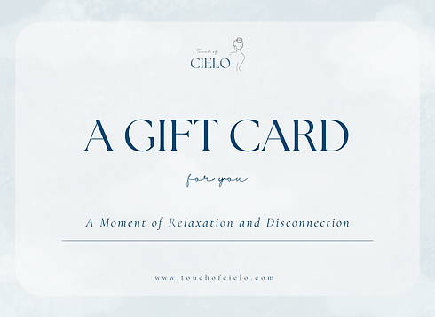 Gift card massage at-home montreal