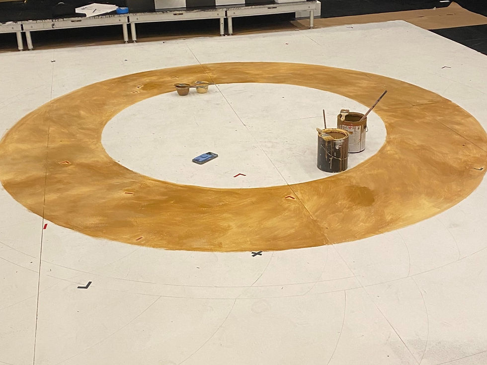Floor - base & golden ring