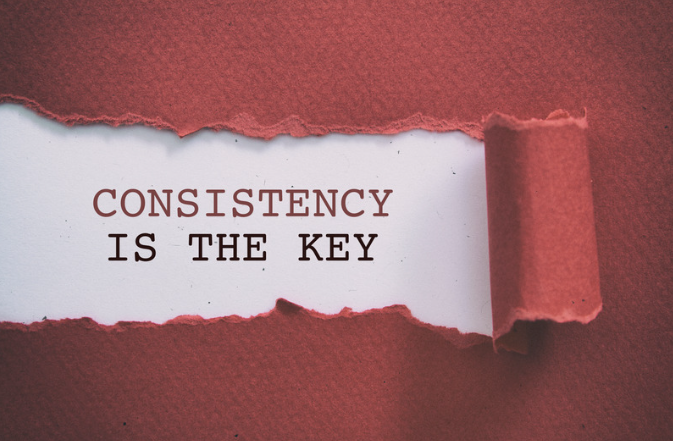 Consistency is key in a weight loss journey