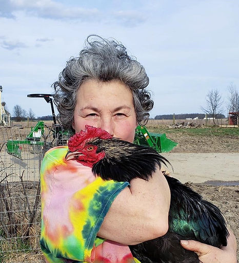 Mindy Onyx Chicken Sunrise sanctuary