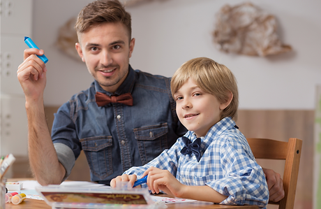 garde d'enfants de plus de trois ans