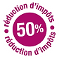 50% crédit d'impôt immédiat