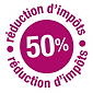 50% crédit d'impôt immédiat