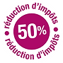 50% crédit d'impôt immédiat