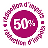 50% crédit d'impôt immédiat