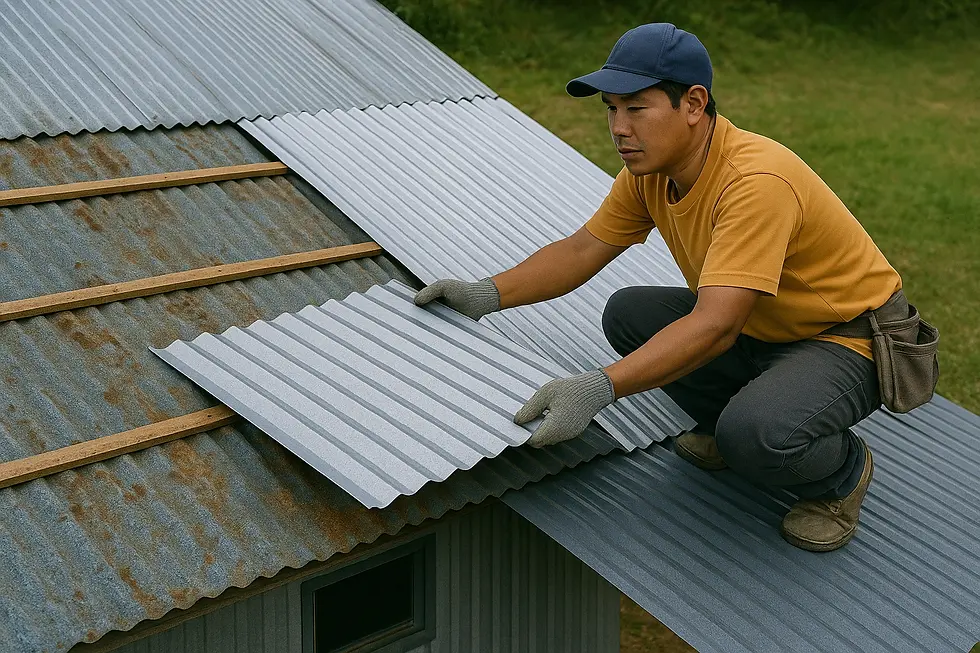 การติดตั้ง Double Roof สำหรับเจ้าของบ้าน แสงไทย