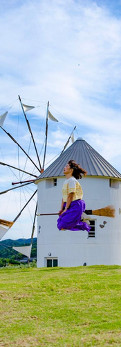 Known for olive groves and a charming Mediterranean-style windmill.