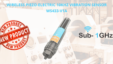 Daviteq launches the product “Wireless Piezo-electric 10kHz vibration sensor WS433-V1A”