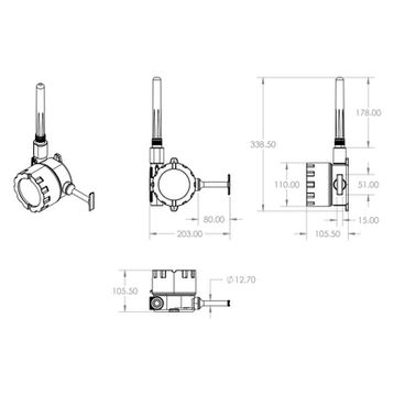 LoRaWAN Ex d Acoustic Sensor - WSLRWEX-ACS