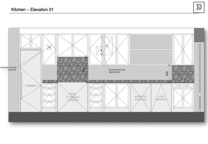 Worcester - Kitchen Elevation