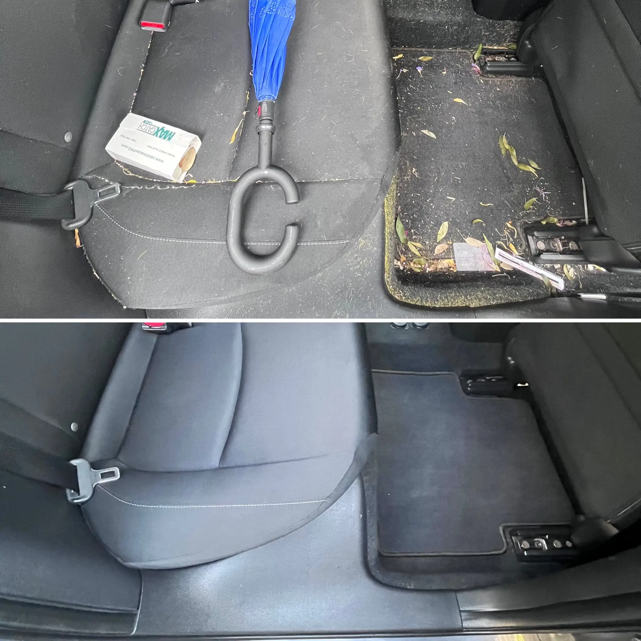 Trashed Interior Before and After