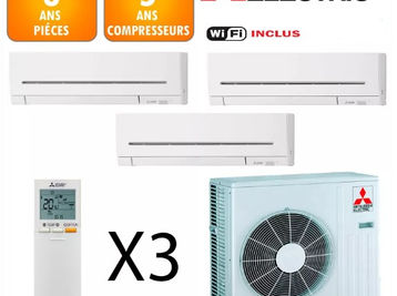 "Le Multi Split MXZ-3F54 VF de Mitsubishi : L'Excellence en Climatisation Haut de Gamme à Prix Grossiste !