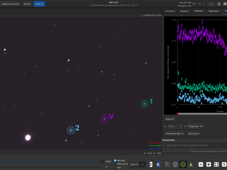 Citizen Science: Photometry with the Celestron Origin and Siril