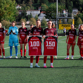 Ehrung Rita 150 & Celia 100 Spiele für RBA