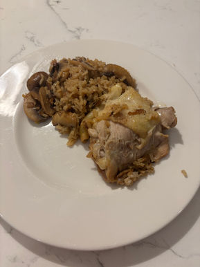 Chicken Marsala Rice Casserole