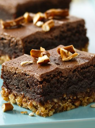 Pretzel brownie Bars