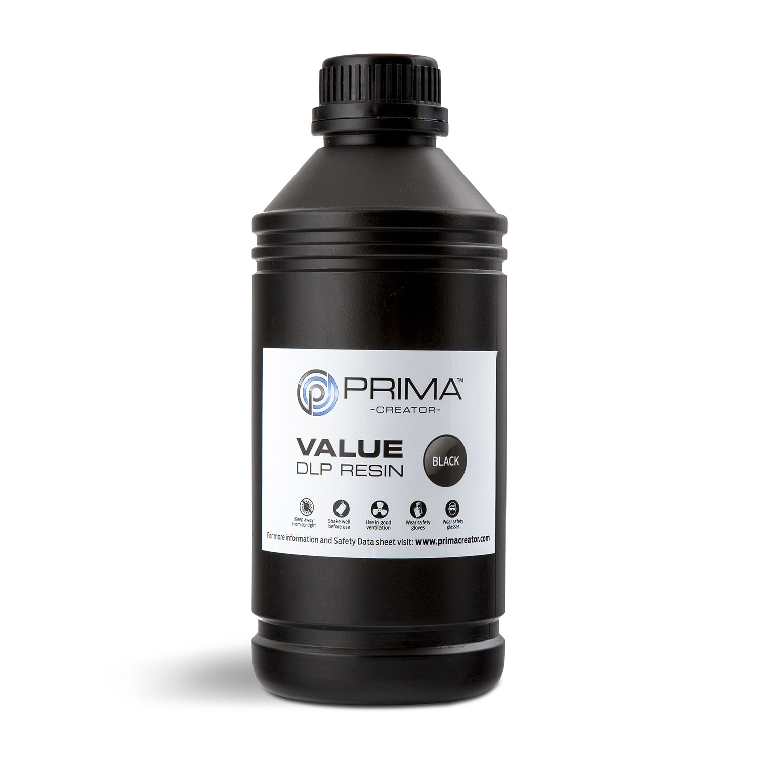 PrimaCreator Value UV / DLP Resin Black - 1000ml