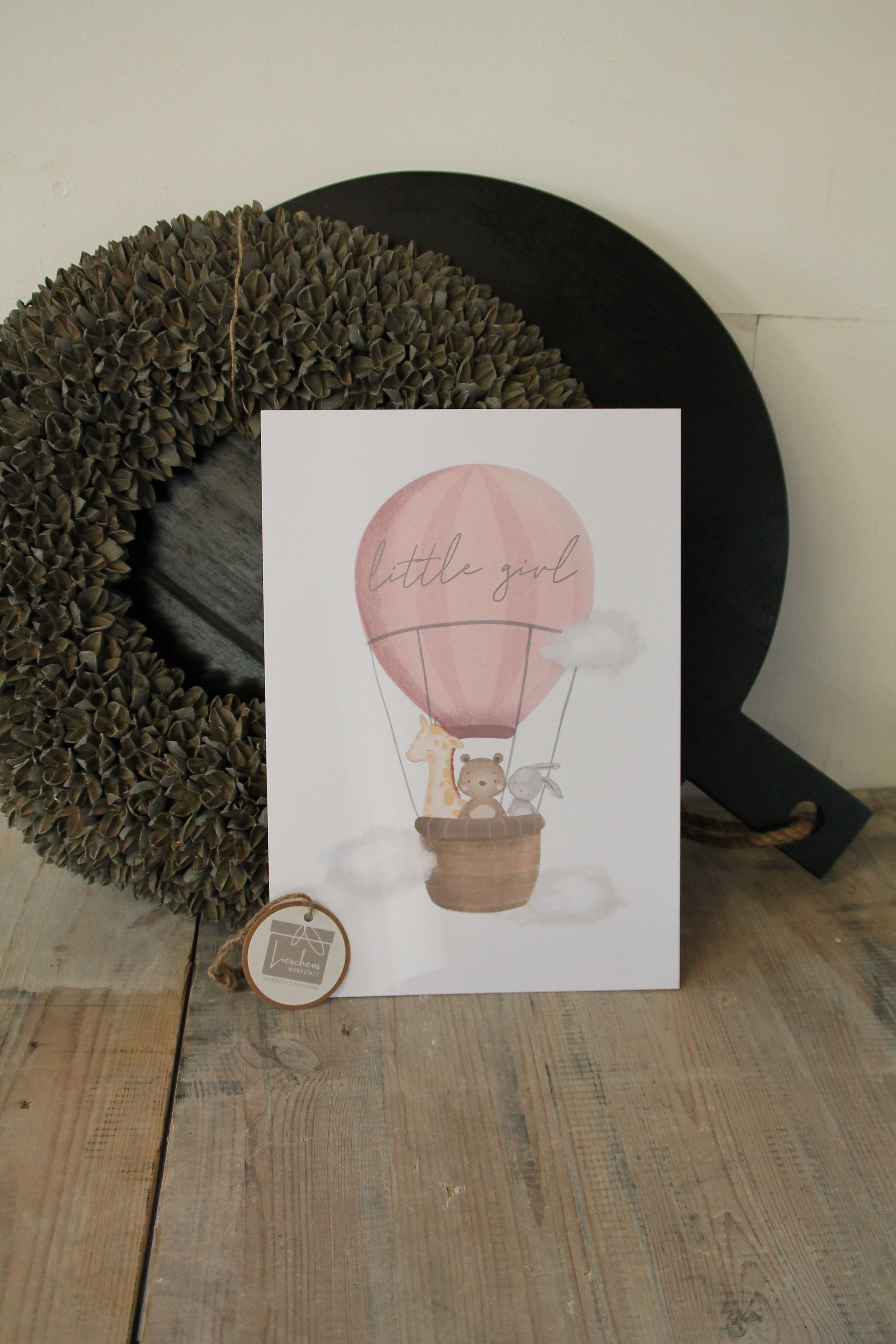 Poster A4 "Heißluftballon"