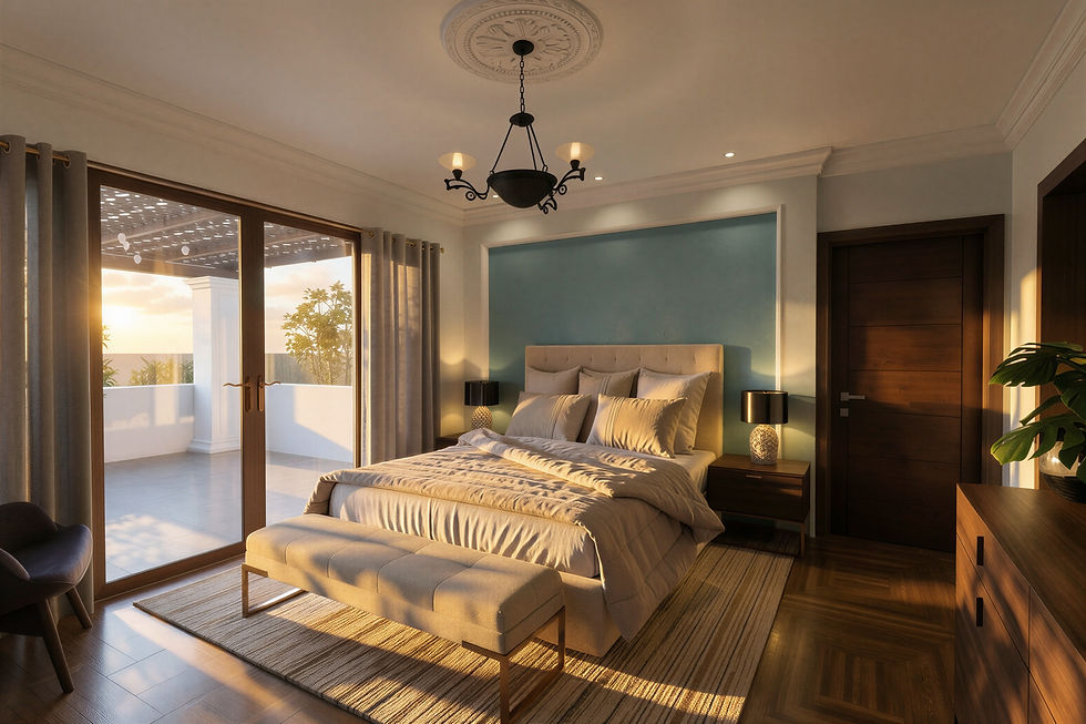 Modern Master Bedroom in Arvada .