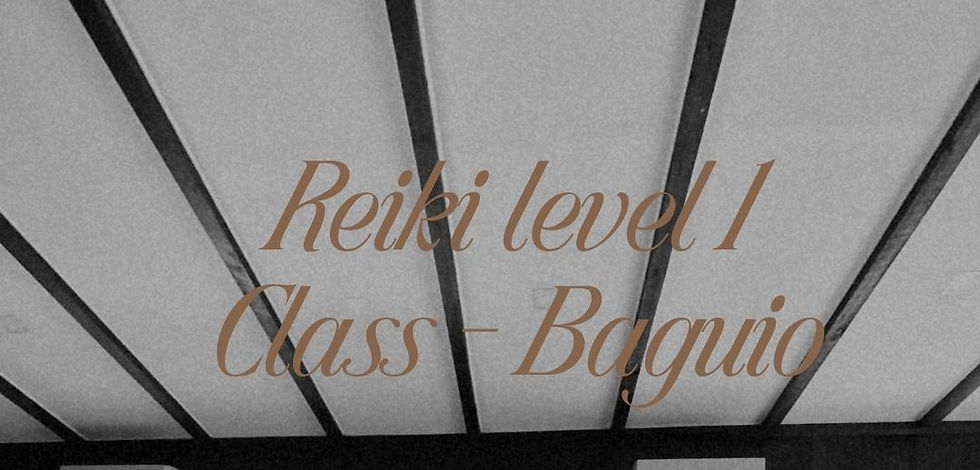 Reiki level 1 - Baguio