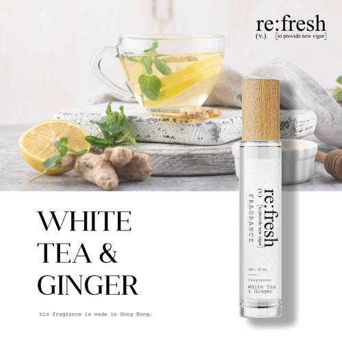 refresh White Tea Ginger Perfume 15ml