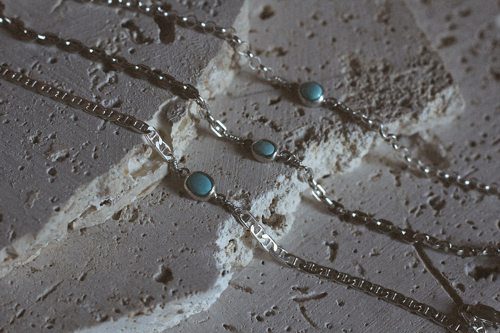 Thumbnail: Simple Turquoise Bracelet