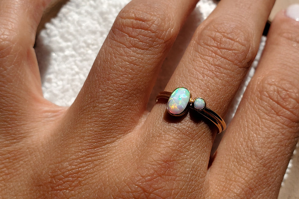 Thumbnail: Opal Stacking Ring