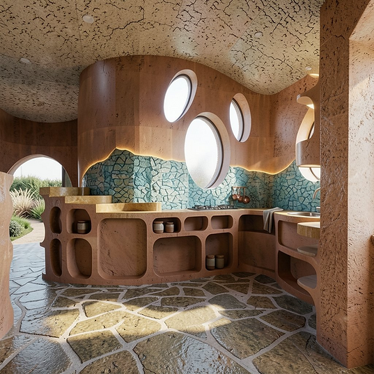 Kitchen interior render