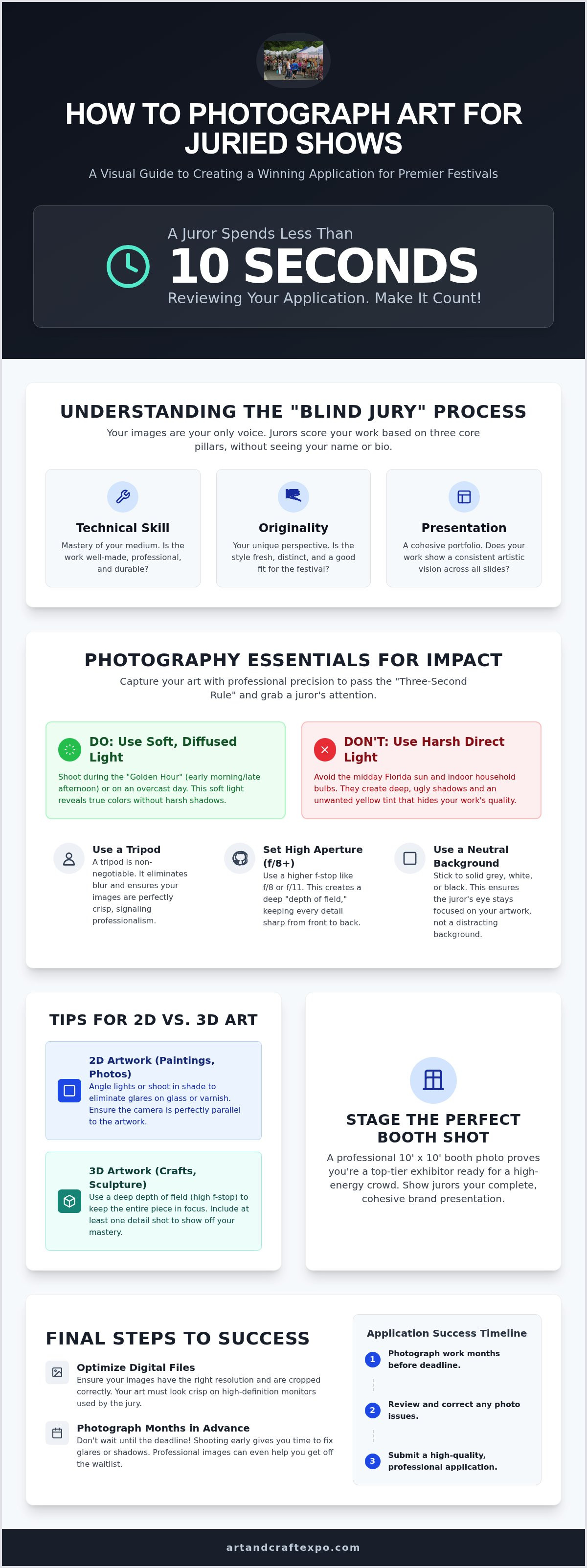 How to photograph art for juried shows