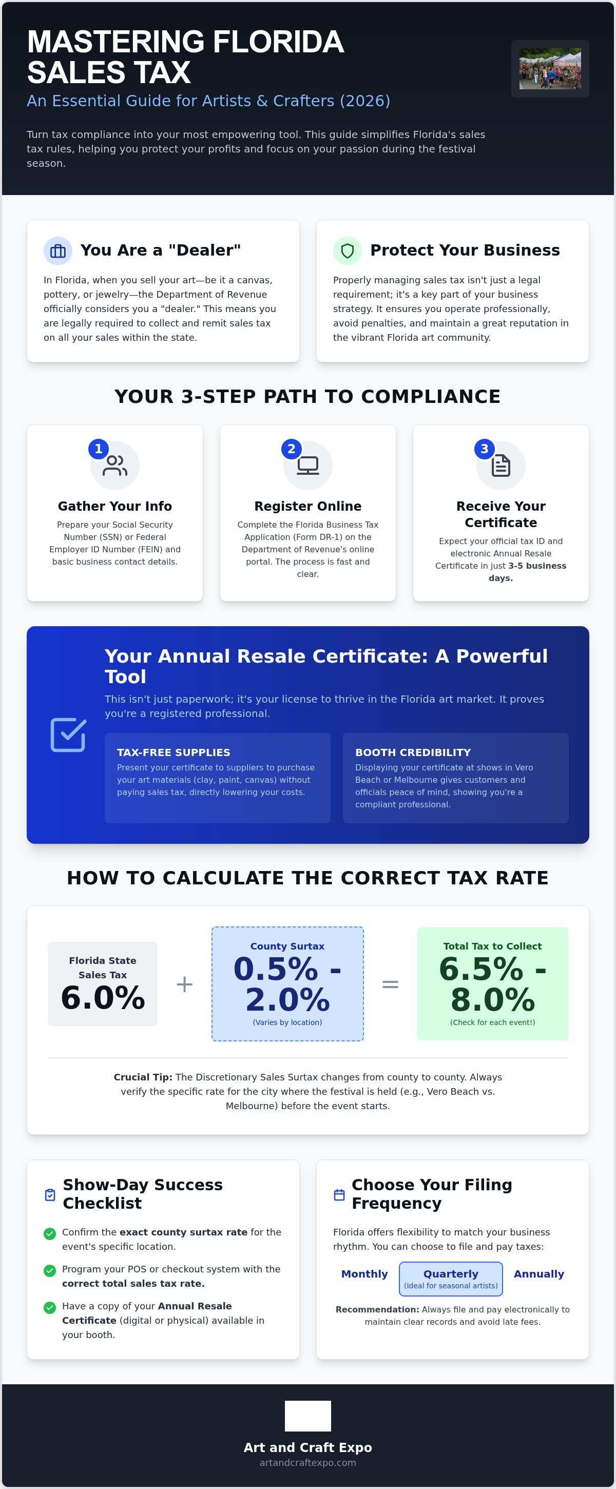 Florida sales tax for artists