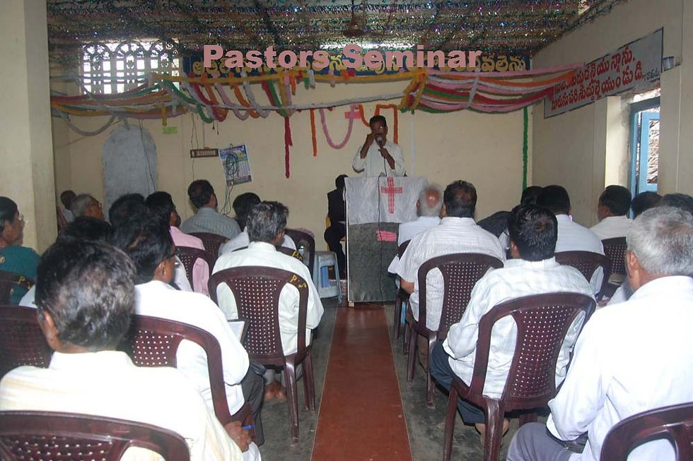 Pastors Seminars