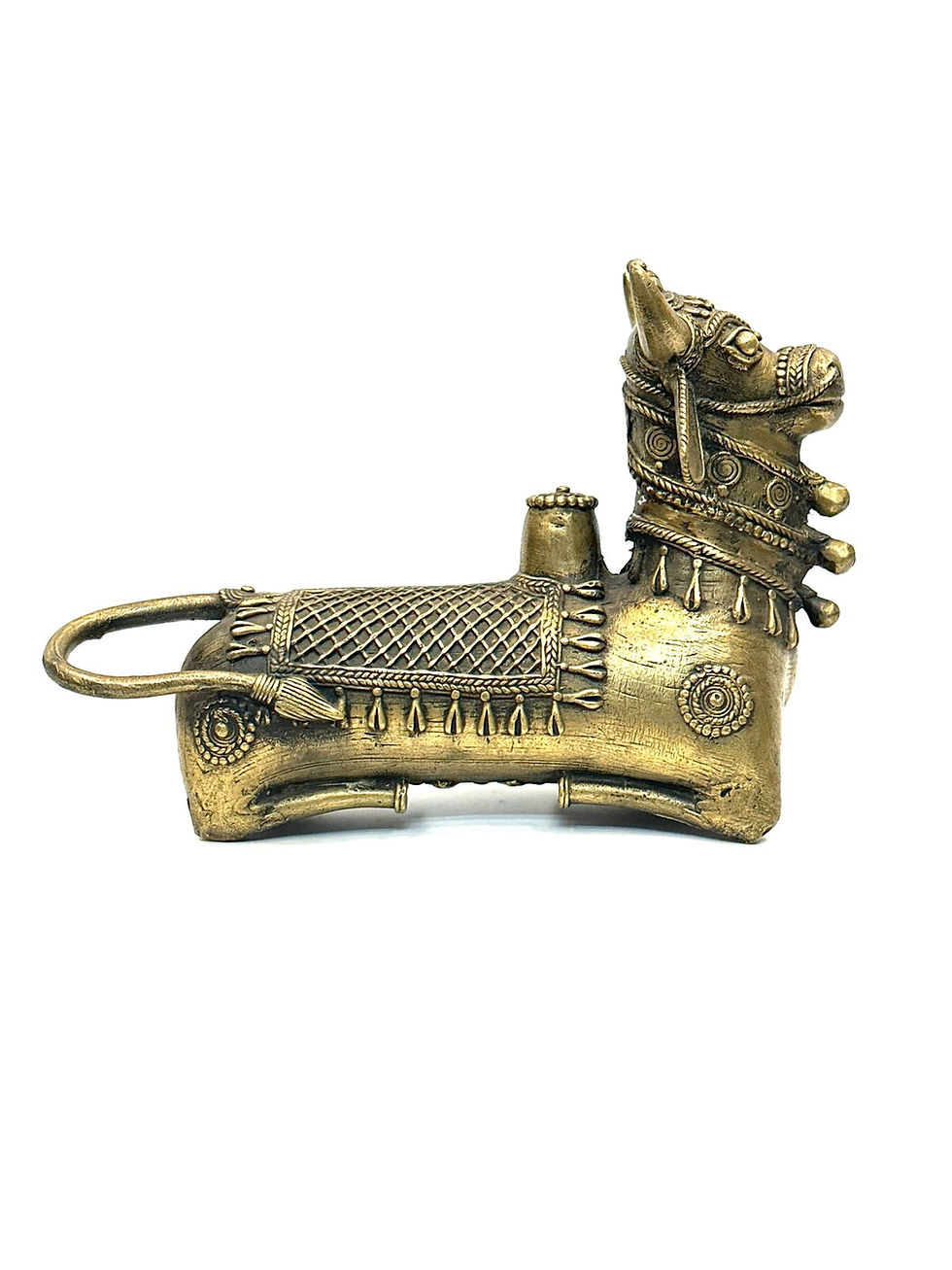 Thumbnail: Handcrafted Bastar Dhokra Craft Nandi