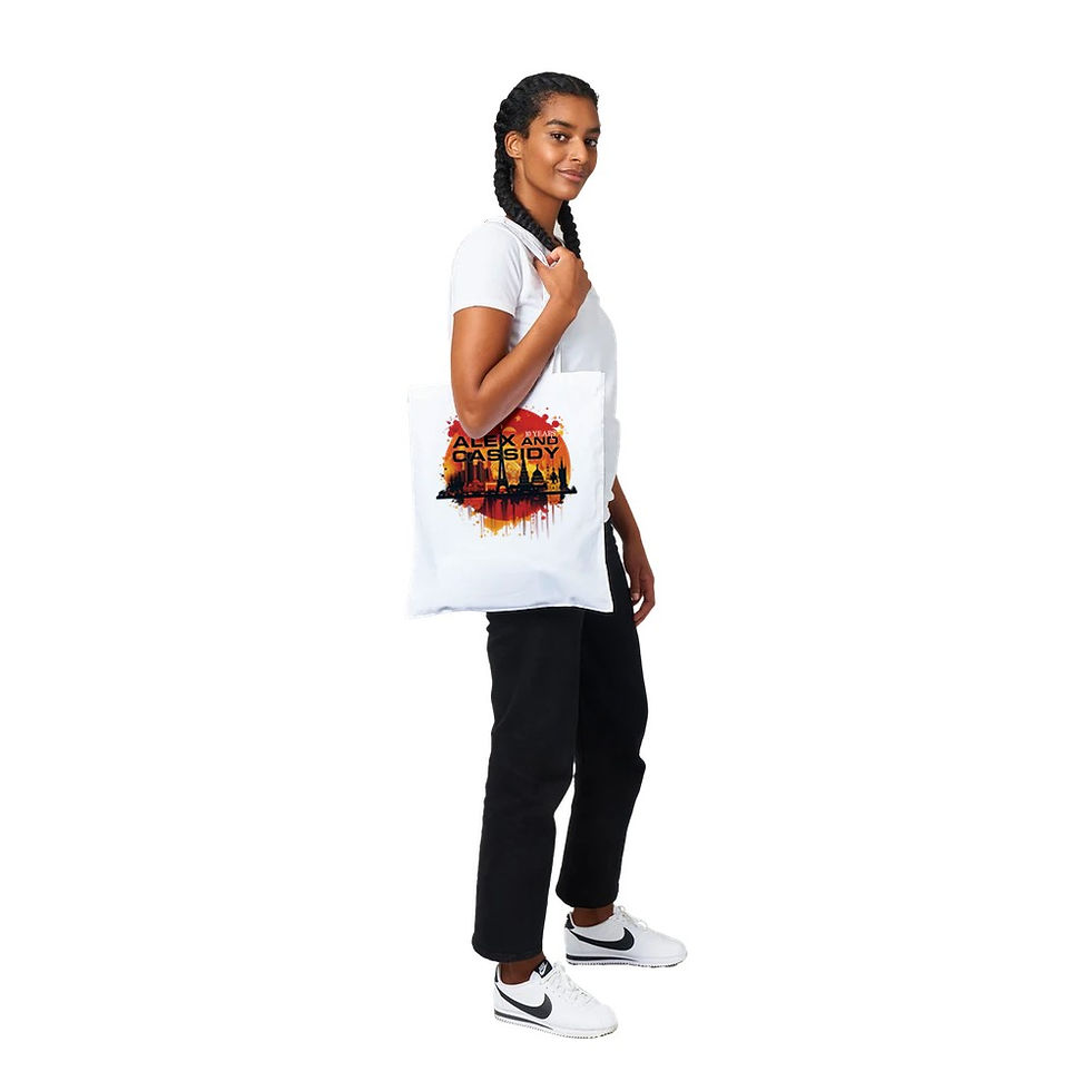 Thumbnail: Alex and Cassidy 10 Years—Claire in Paris Classic Tote Bag