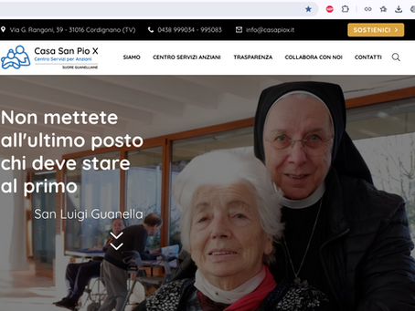 Casa San Pio X di Cordignano è online