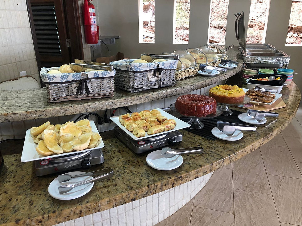 buffet de café da mahã na praia de ponta negra RN