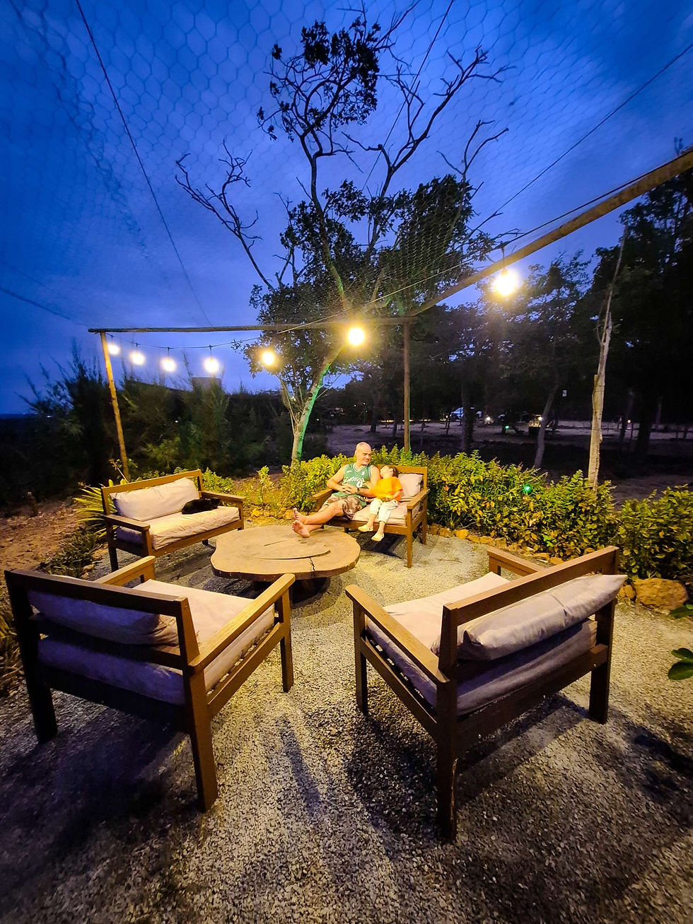 Excelente área de lazer do Camping