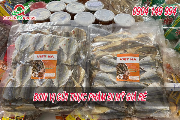 gửi thực phẩm đi Mỹ