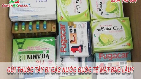 Dịch vụ gửi thuốc tây đi quốc tế giá rẻ