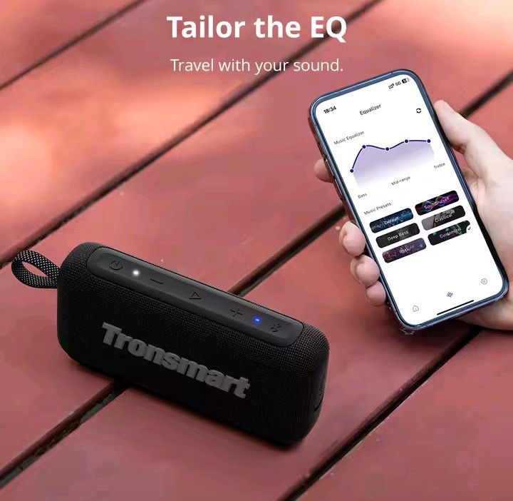 Thumbnail: Tronsmart Trip 2 Speaker Wireless Bluetooth Portable Speaker with Enhanced Bass,