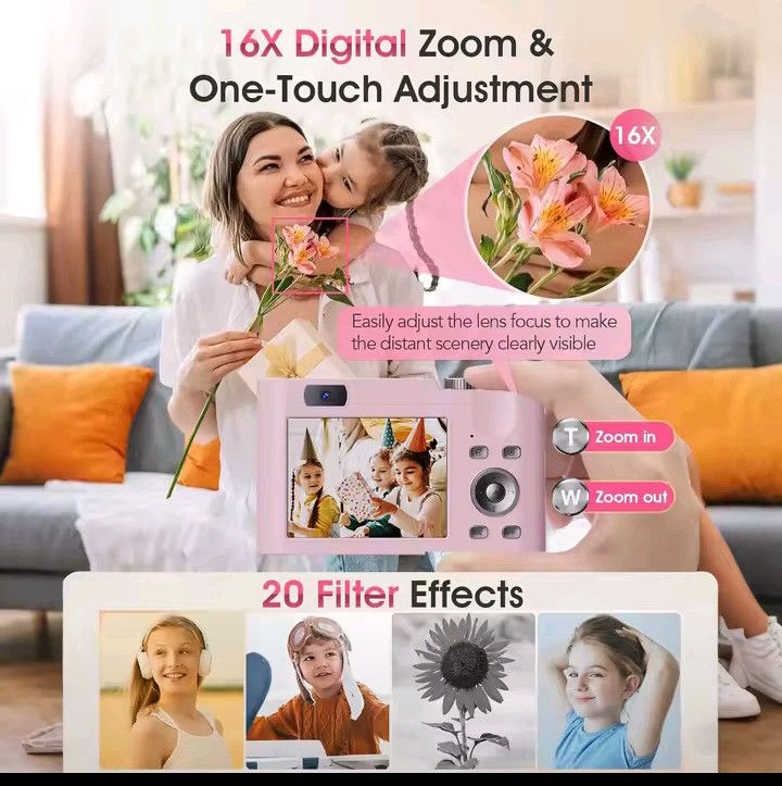 4K30FPS Digital Camera with Autofocus | 48MP Ultra-Compact Vlogging Camera for P
