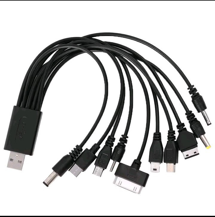 Universal USB Multi Cable Charger Adapter Data Wire Cord Multifunction Cables Fo