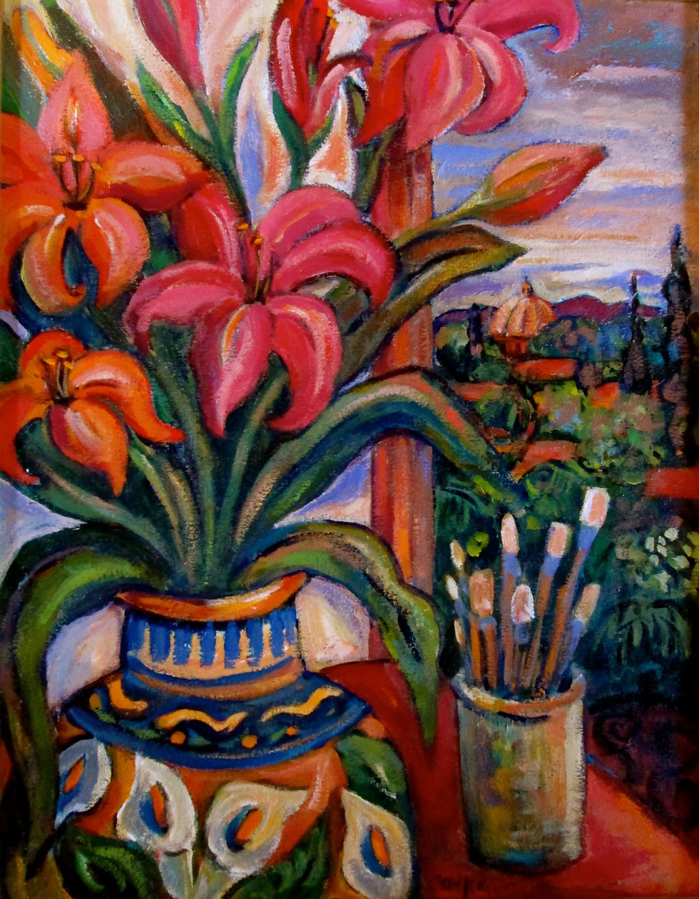 Lillie's With Paintbrushes