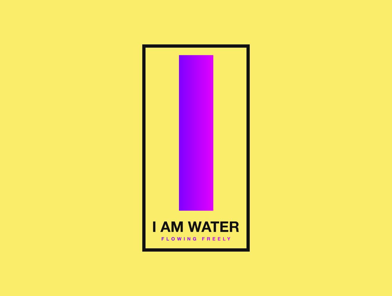 Writer: I Am Water