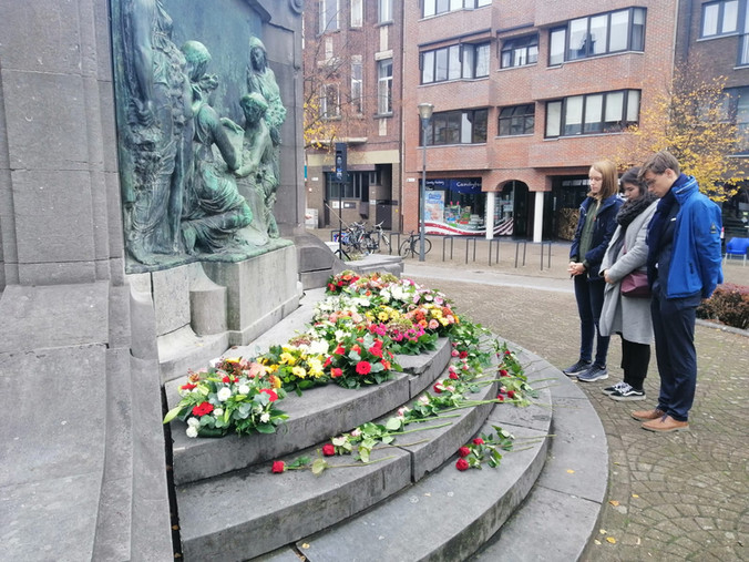 Kransneerlegging voor slachtoffers WO I