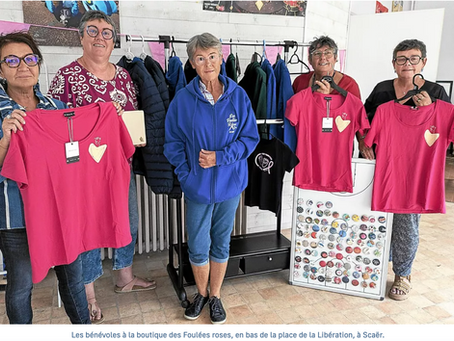Les Foulées roses préparent leur rando et étoffent leur boutique