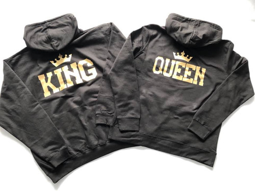 Hoodie King und Queen ERWACHSENE