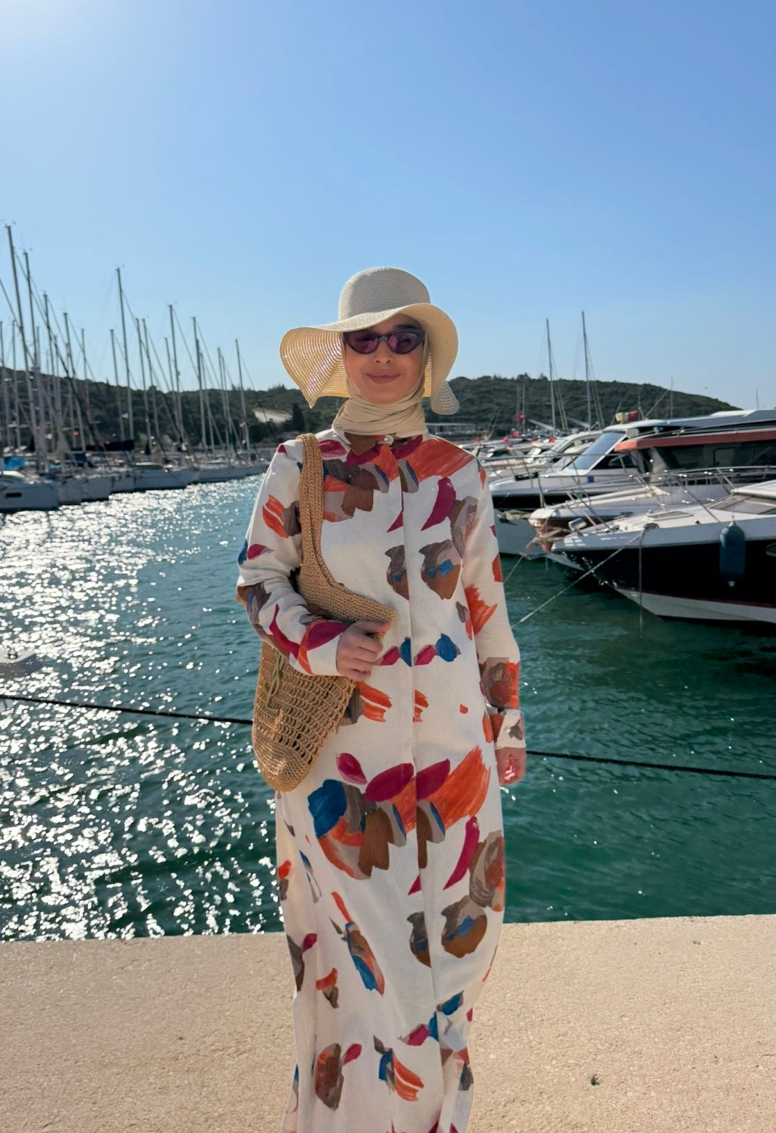 Renkli gömlek elbise 