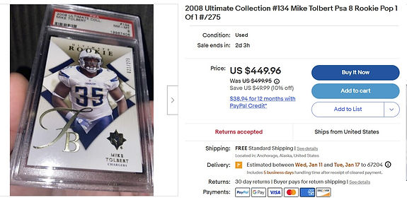 2008 Upper Deck Ultimate Mike Tolbert.jpg