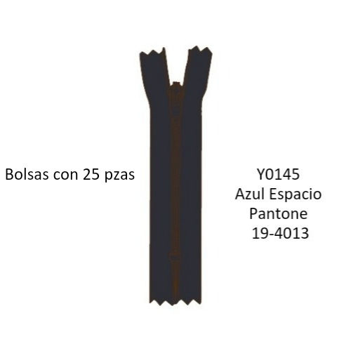 Miniatura: 15 cm Cierre Poliester YKK #3 Cerrado, corredera DA, Bolsa con 25pz, Paleta 2